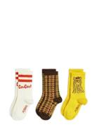 Coucou 3-Pack Socks Mini Rodini Patterned