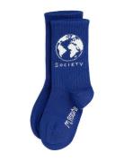 Mini Rodini Society 1-Pack Socks Mini Rodini Blue