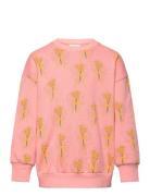 Winter Flowers Aop Sweatshirt Mini Rodini Pink