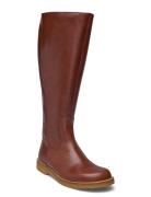 Booties - Flat - With Zipper ANGULUS Brown