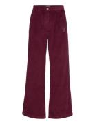 Faraway Castle Pleated Corduroy Pants Bobo Choses Burgundy