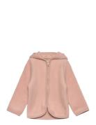 Jacket Ears Cotton Fleece Huttelihut Pink