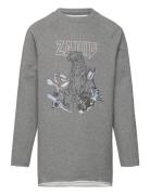 Long Sleeved Dress Zadig & Voltaire Kids Grey