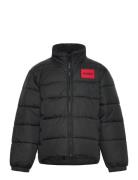 Puffer Jacket Hugo Kids Black