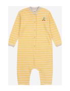 Baby Stripes Terry Overall Bobo Choses Yellow