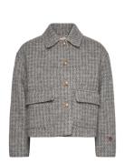 Becky Dogtooth Jacket BUSNEL Grey