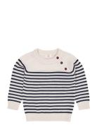 Merino Classic Striped Pullover Copenhagen Colors Cream