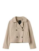 Nkfmadelin Trench Coat Short Name It Beige