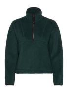 Pile Half Zip Casall Green