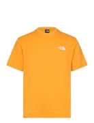 M S/S Simple Dome Tee The North Face Yellow