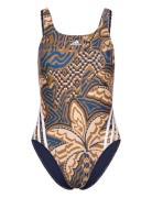 Adidas X Farm Swimsuit 3 Stripes Adidas Sportswear Patterned