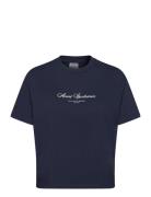 Heritage Boxy T-Shirt Aim´n Navy