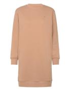 Shield C-Neck Sweat Dress GANT Beige