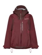 Bg W Ridge-Seeker Gtx Jkt Dkred-Brn Berghaus Burgundy