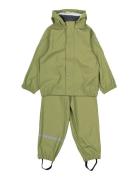 Pu Rain W. Susp. Recycled Mikk-line Green