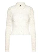 Lace Fitted Shirt ROTATE Birger Christensen White