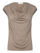 Rwbiarritz Ss Waterfall T-Shirt Rosemunde Khaki