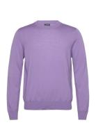 Keane Light Merino Crew Neck J. Lindeberg Purple