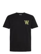 Wwace Aa Chest Print Tshirt Double A By Wood Wood Black