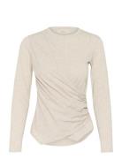 Amillaiw Ls Blouse InWear Beige