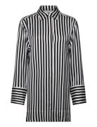 Lea - Striped Viscose Day Birger Et Mikkelsen Black