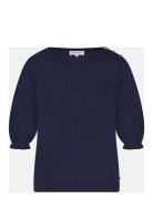 Molly Short Sleeve Pullover Fabienne Chapot Navy