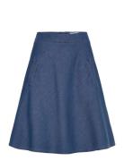 Soft Denim Stelly Skirt Mads Nørgaard Blue