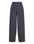 Pinstripe Melange Maria Pants Mads Nørgaard Navy