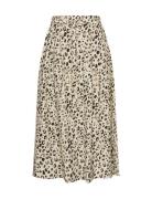 Mschalyona Vlora Skirt Aop MSCH Copenhagen Beige