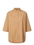 Cecilia Shirt - Poplin STUDIO FEDER Beige