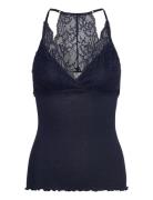 Rmwbea Viscose Top RM By Rosemunde Navy