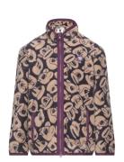 Don Zoo Zip Fleece Junor Sweatshirt WOOD WOOD Patterned