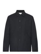 Clive Panelled Shirt WOOD WOOD Black