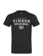 Raz Reg Cot Sj Vin M Tee VINSON Black