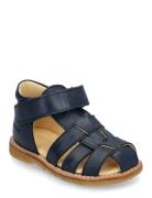 Sandals - Flat - Closed Toe - ANGULUS Navy