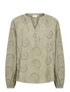 Crdelia Blouse Cream Green