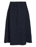 Visophia Hw Volume Midi Skirt/Dc Vila Navy