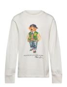 Polo Bear Cotton Long-Sleeve Tee Ralph Lauren Kids White