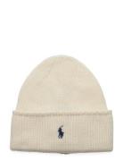 Cable-Knit Merino Wool Beanie Polo Ralph Lauren Cream