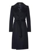 Belted Wool-Blend Wrap Coat Lauren Ralph Lauren Black