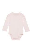 Puff-Sleeve Jersey Bodysuit Ralph Lauren Baby Pink