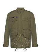 Paint-Splatter Twill Field Jacket Polo Ralph Lauren Khaki