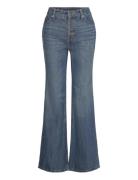 High-Rise Flare Jean Lauren Ralph Lauren Blue