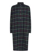 Plaid Cotton Shirtdress Polo Ralph Lauren Navy