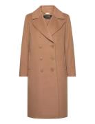 Wool-Blend Double-Breasted Coat Lauren Ralph Lauren Beige