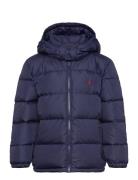 Ripstop Down Hooded Jacket Ralph Lauren Kids Navy