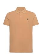 Pique Short Sleeve Polo Timberland Beige