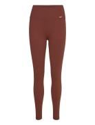 Ribbed Seamless Tights Aim´n Burgundy