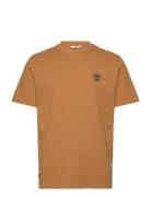 Washed Boot Lab Back Graphic Tee Timberland Brown