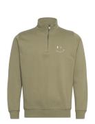 Patrick Half-Zip Sweatshirt Clean Cut Copenhagen Green